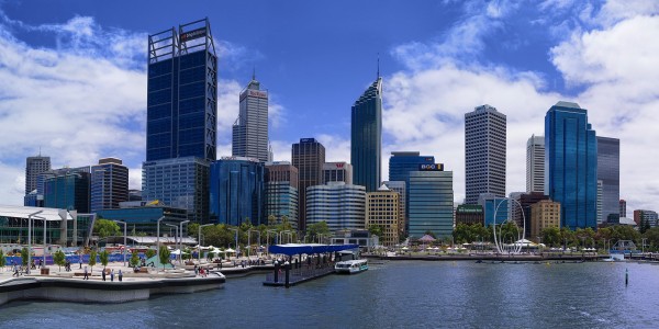 Perth City from Elizabeth Quay